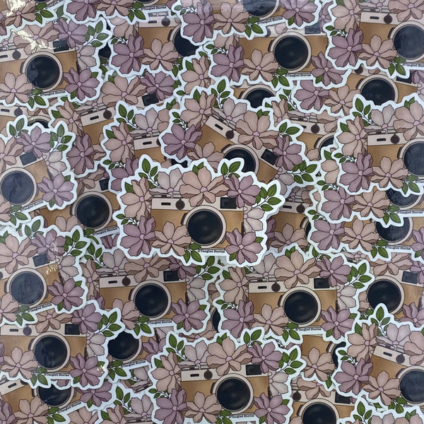 Weatherproof Stickers, Florals