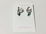 2 in 1 Huggies Earrings
