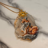 Assorted Painted Stone Necklaces