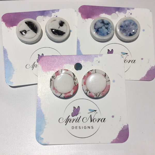 Assorted Large Circle Studs