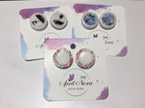 Assorted Large Circle Studs