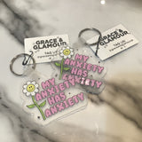 Acrylic Phrase Keychain