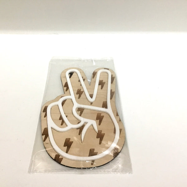 Thunderbolt Peace Sign