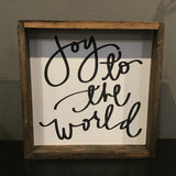 Joy to the World | Wooden Sign