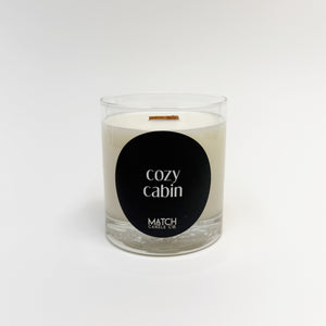 Soy Wax Candles, Wood Wick (Fall + Winter)