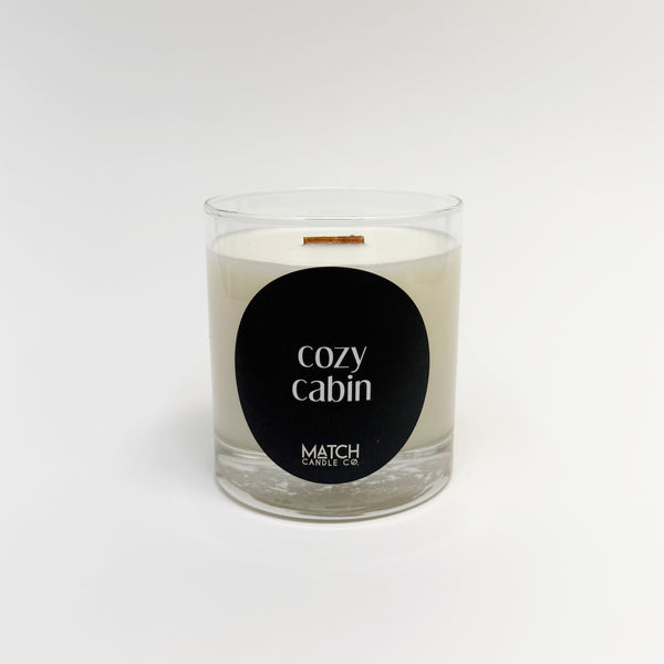 Soy Wax Candles, Wood Wick (Fall + Winter)