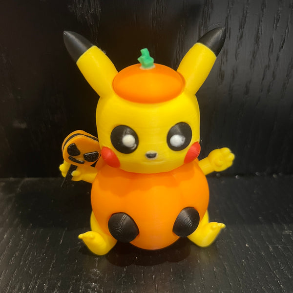 3-D Printed Yellow Pumpkin Guy (Fanart)
