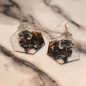 Assorted Painted Glass/Sea Glass Earrings