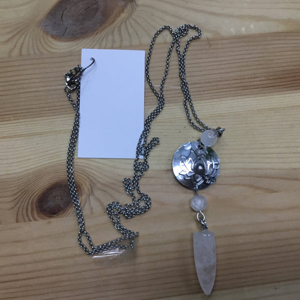Quartz and Crystal Necklace