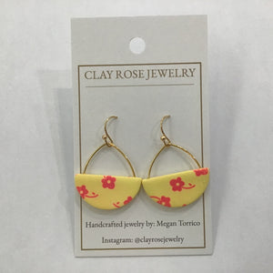 Half Circle Dangle Earrings