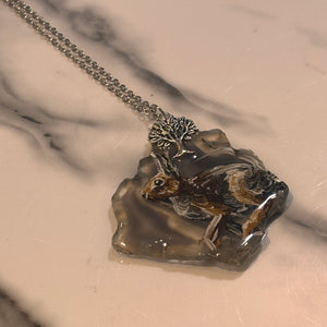 Assorted Painted Stone Necklaces