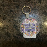 Acrylic Phrase Keychain