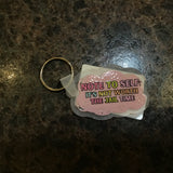 Acrylic Phrase Keychain
