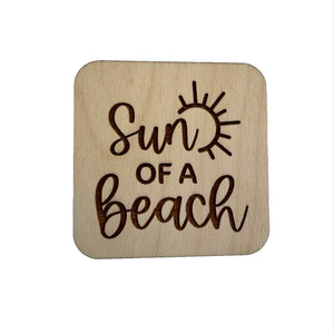 Individual Wood Coasters