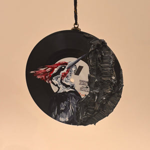 Hand Painted Vinyl Record Ornaments