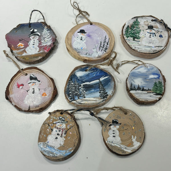 Handpainted Wooden Decorations
