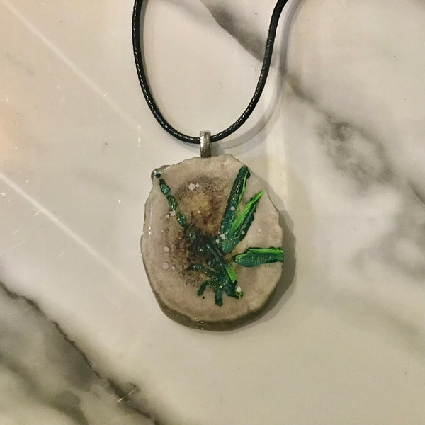 Assorted Painted Antler Necklaces