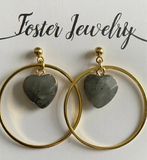 Heart earrings