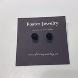 8mm Pave Ball Earrings