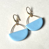 Half Circle Dangle Earrings