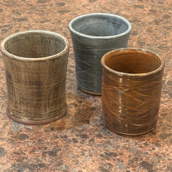 Pottery Tumbler Cups