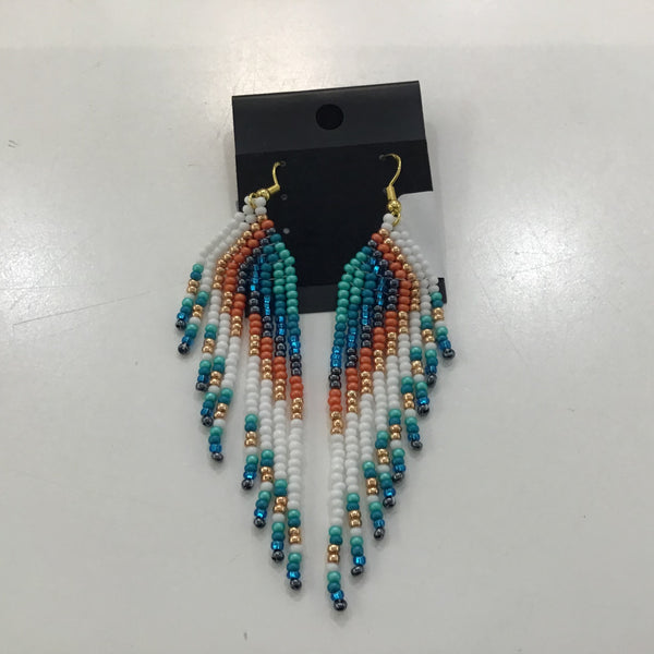 Seed Bead Earrings Med