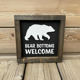 Bear Bottoms Welcome Sign