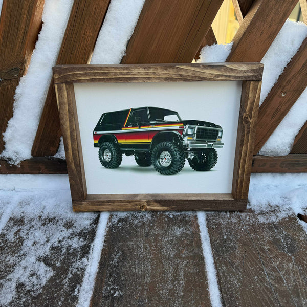 Bronco Printed Sign