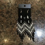 Seed Bead Earrings Med