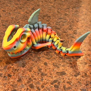 3-D Printed XL Skeleton Shark