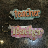 Acrylic Career Keychains