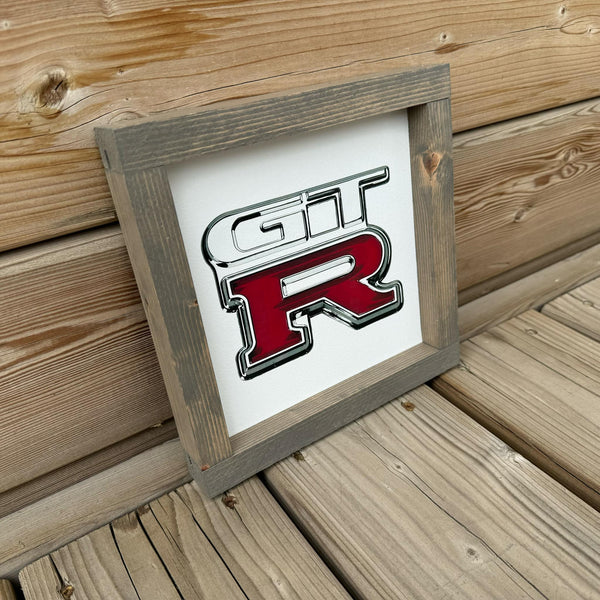 GTR Printed Wood Sign