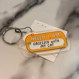 Acrylic Phrase Keychain