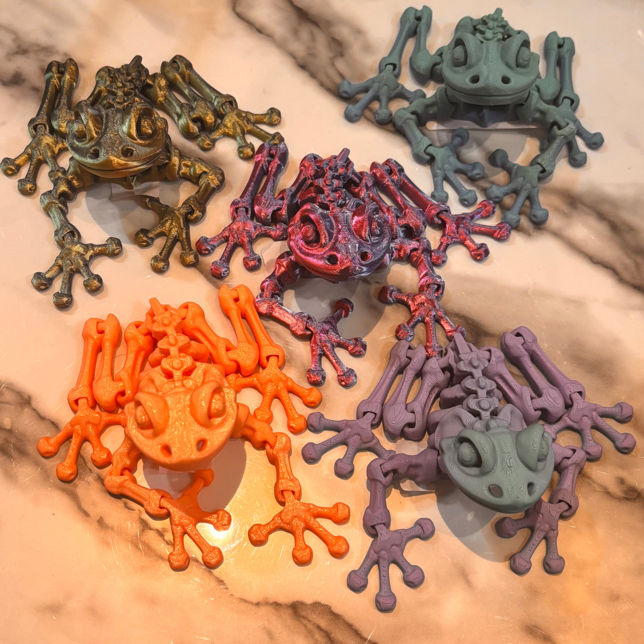 3-D Printed Magnetic Frogs