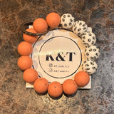 Print Silicone Bracelet Keychain