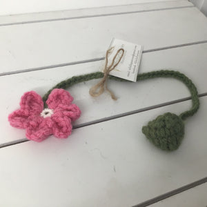 Crocheted Flower Bookmarks