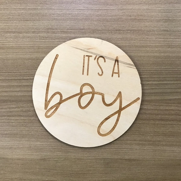 It's a BOY/GIRL Reversible Announcement