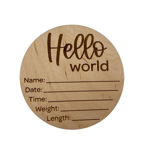 Hello World Birth Announcements
