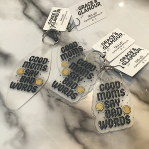 Acrylic Phrase Keychain