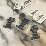 Acrylic Phrase Keychain