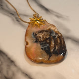 Assorted Painted Stone Necklaces