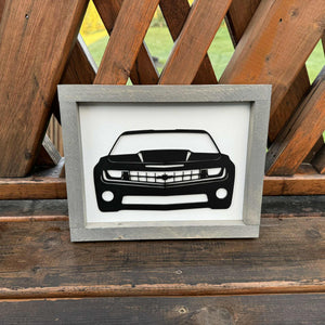 Camaro Front View Sign