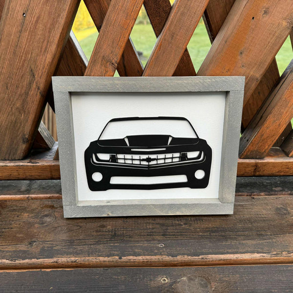 Camaro Front View Sign