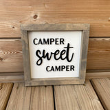 Camper Sweet Camper Sign