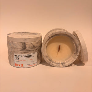 Wood Wick Gypsum Jar Candles