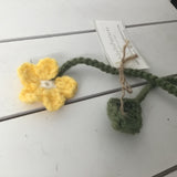Crocheted Flower Bookmarks