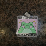 Acrylic Phrase Keychain