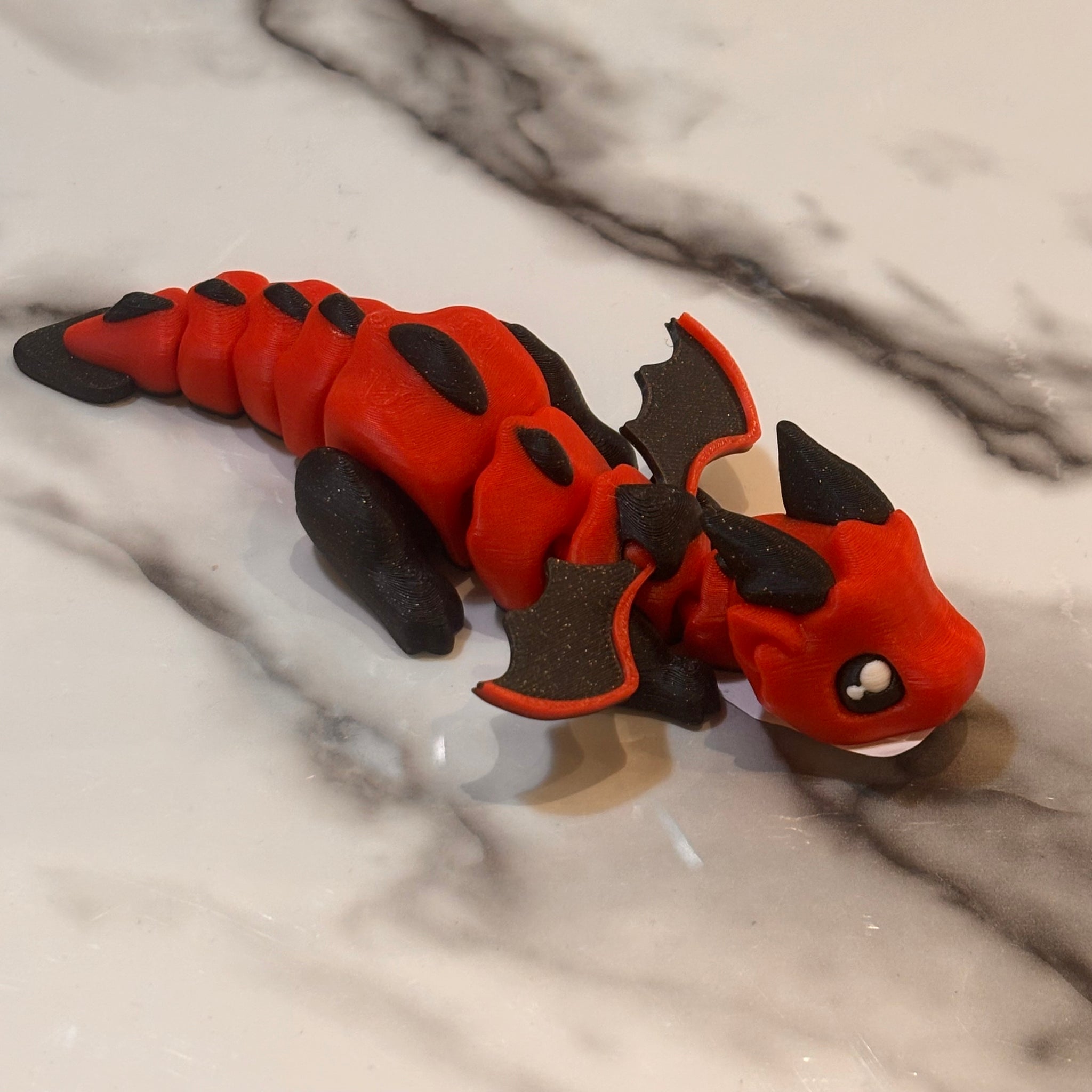 3-D Printed Flexi Dragon