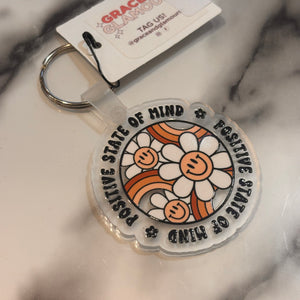 Acrylic Phrase Keychain