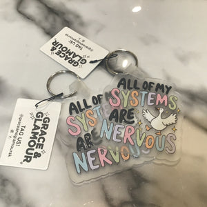 Acrylic Phrase Keychain